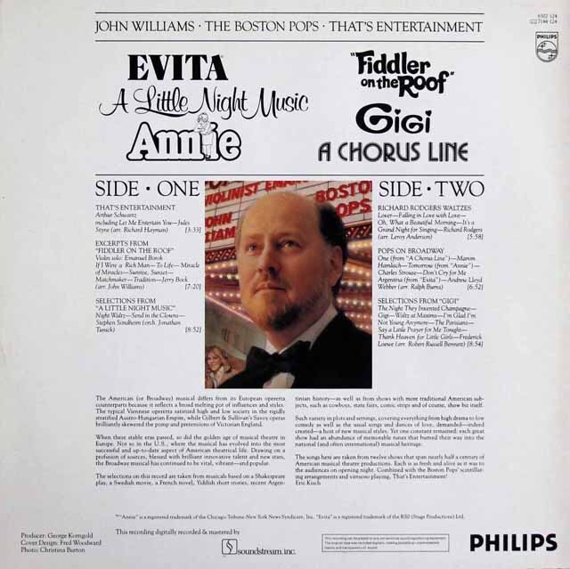 LP レコード J.ウィリアムズ、ボストン・ポップスの「ザッツ