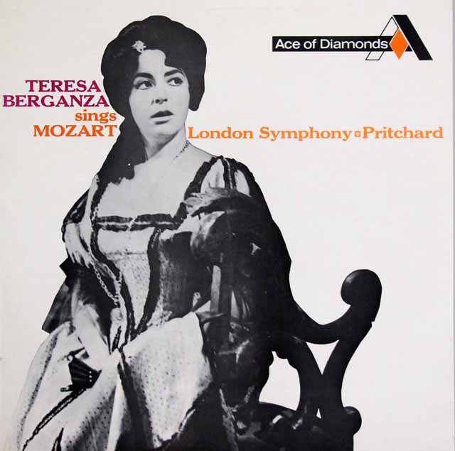 ベルガンサ、モーツァルトを歌う　英DECCA（Ace of Diamonds）　3633　LP レコード