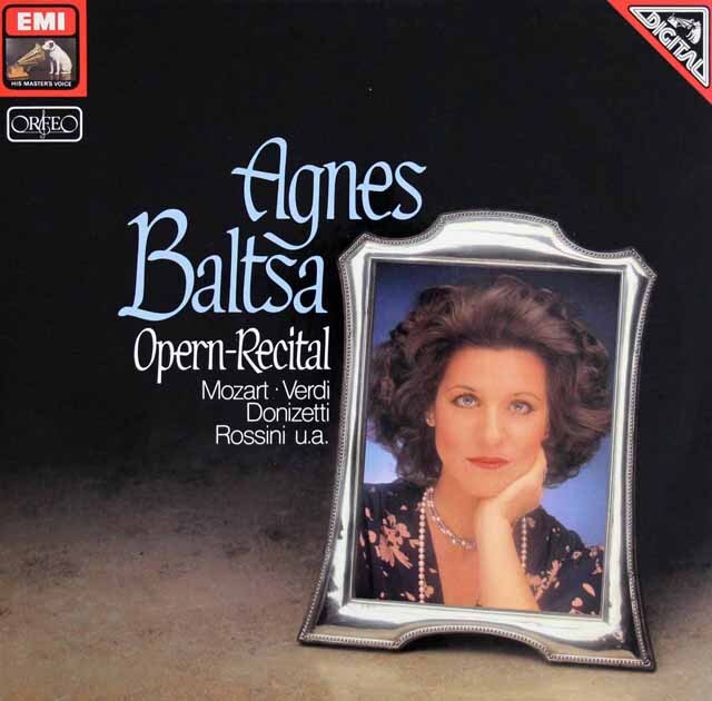 バルツァのオペラ・リサイタル　独EMI　3633　LP レコード