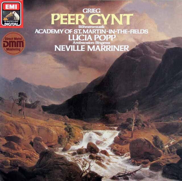 ポップ、マリナーのグリーグ/「ペール・ギュント」抜粋　独EMI　3633　LP レコード