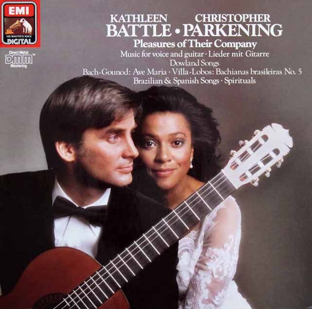 バトル、パークニングのバッハ-グノー/「アヴェ・マリア」ほか　独EMI　3633　LP レコード