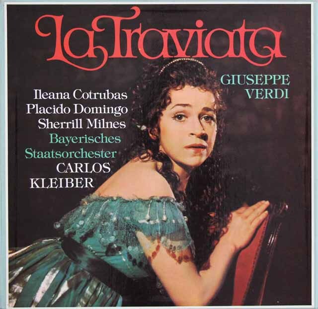 クライバーのヴェルディ/「椿姫」全曲　オーストリアDGG　3633　LP レコード