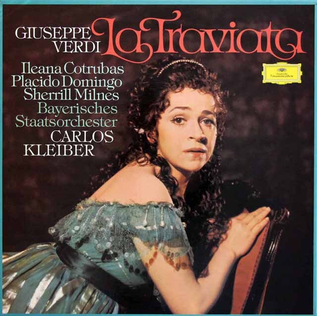 クライバーのヴェルディ/「椿姫」全曲　独DGG　3634　LP レコード
