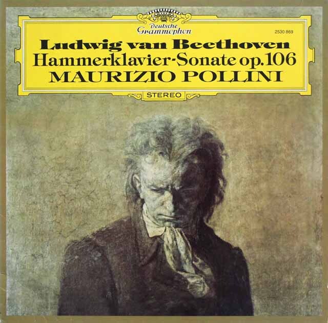 ポリーニのベートーヴェン/「ハンマー・クラヴィーア」ソナタ　独DGG　3634　LP レコード