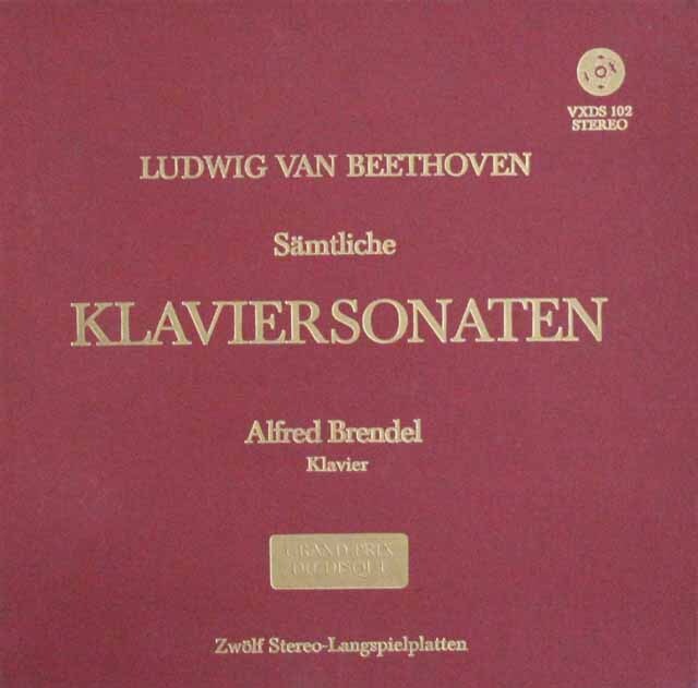 ブレンデルのベートーヴェン/ピアノソナタ全集　独VOX　3634　LP レコード