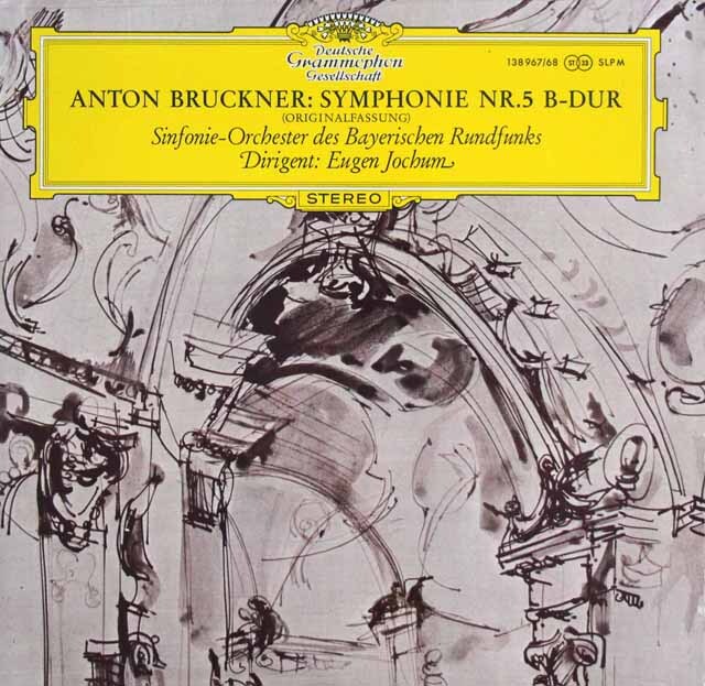 【独最初期盤】　ヨッフムのブルックナー/交響曲第5番　独DGG　3635　LP レコード