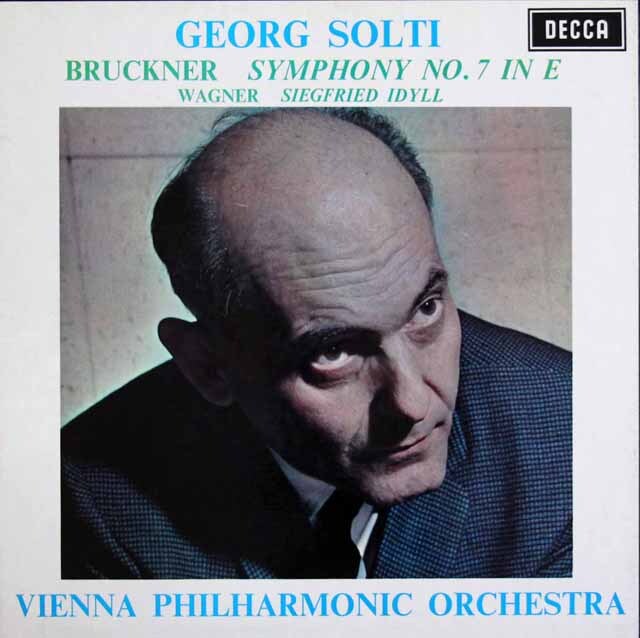 ショルティのブルックナー/交響曲第7番 ほか　英DECCA　3635　LP レコード