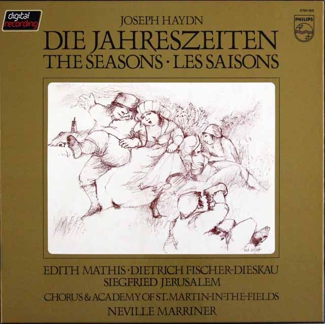 マリナーのハイドン/オラトリオ「四季」　蘭PHILIPS　3635　LP レコード