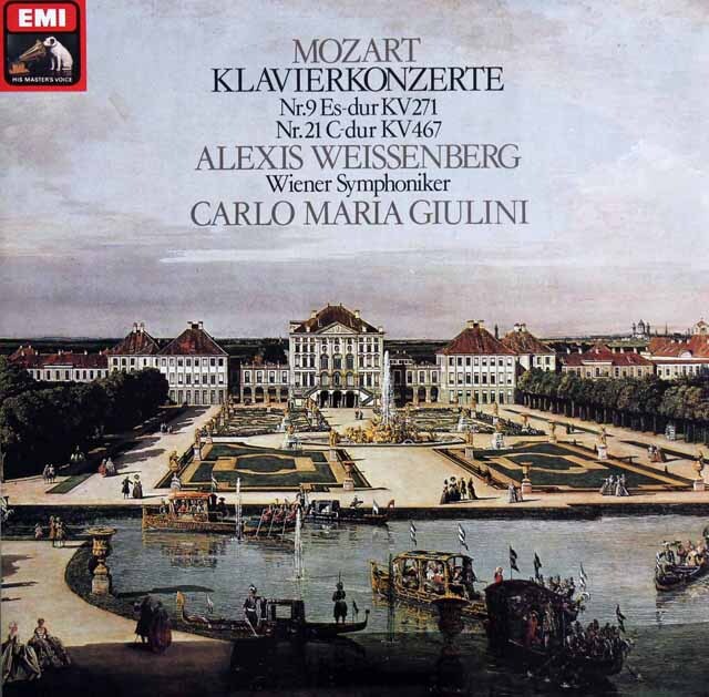 ワイセンベルク、ジュリーニのモーツァルト/ピアノ協奏曲第9、21番　独EMI　3636　LP レコード