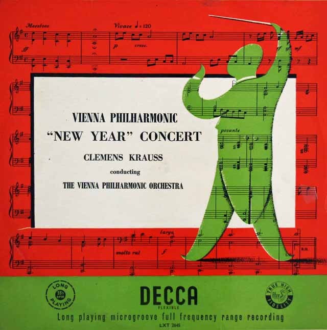 クラウスのニューイヤー・コンサート　英DECCA　3636　LP レコード