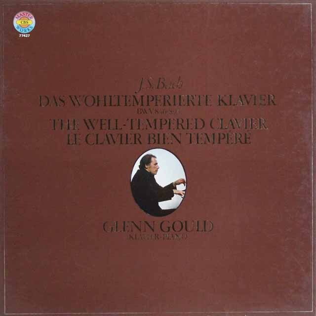 グールドのバッハ/平均律クラヴィーア曲集第1、2巻　蘭CBS　3636　LP レコード