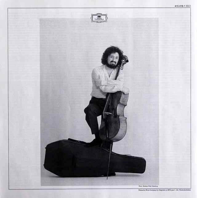 LP レコード マイスキーのバッハ/無伴奏チェロ組曲全集 独DGG 3636