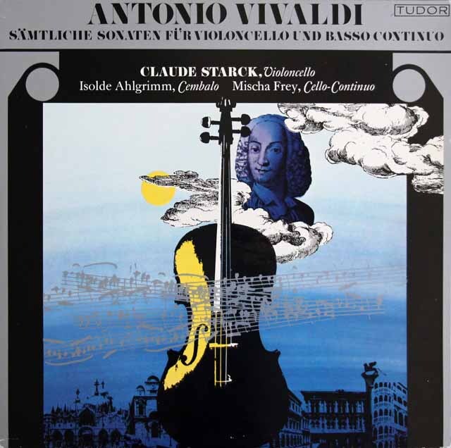 シュタルクのヴィヴァルディ/チェロソナタ集（第1～9番）　スイスTUDOR　3637　LP レコード