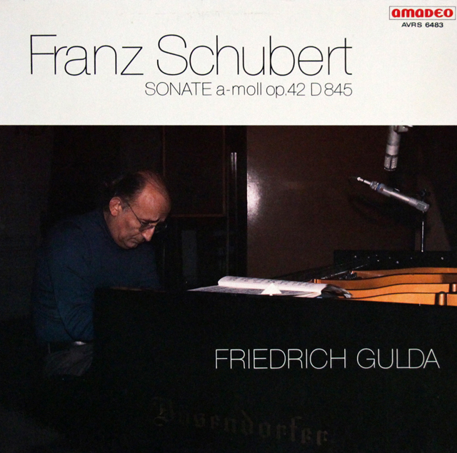 グルダのシューベルト/ピアノソナタ第16番ほか　オーストリアamadeo　3638　LP レコード