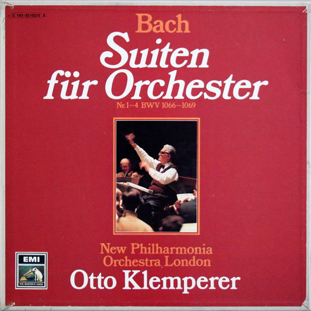 クレンペラーのJ.S.バッハ/管弦楽組曲（全曲）　独EMI　3638　LP レコード