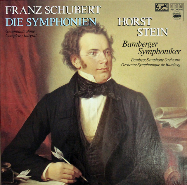 シュタインのシューベルト/交響曲全集　独eurodisc　3638　LP レコード