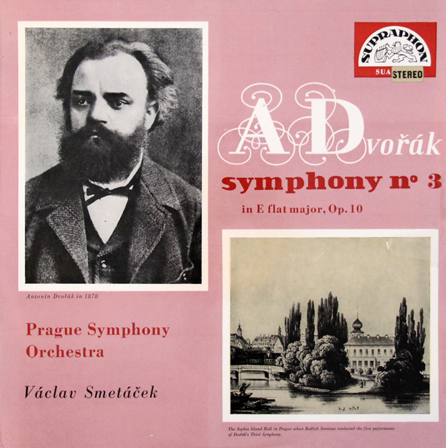 スメターチェクのドヴォルザーク/交響曲第3番　チェコスロヴァキアSUPRAPHON　3639　LP レコード
