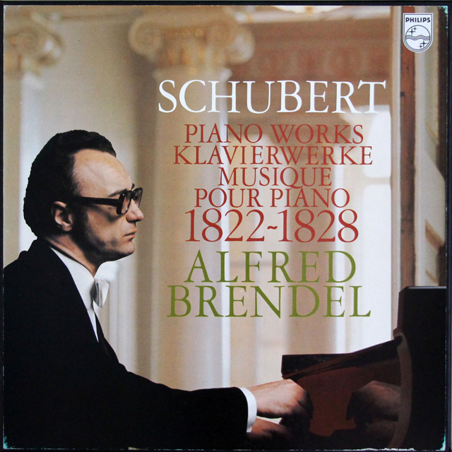 ブレンデルのシューベルト/ピアノ作品集 1822-1828　 蘭PHILIPS　3639　LP レコード