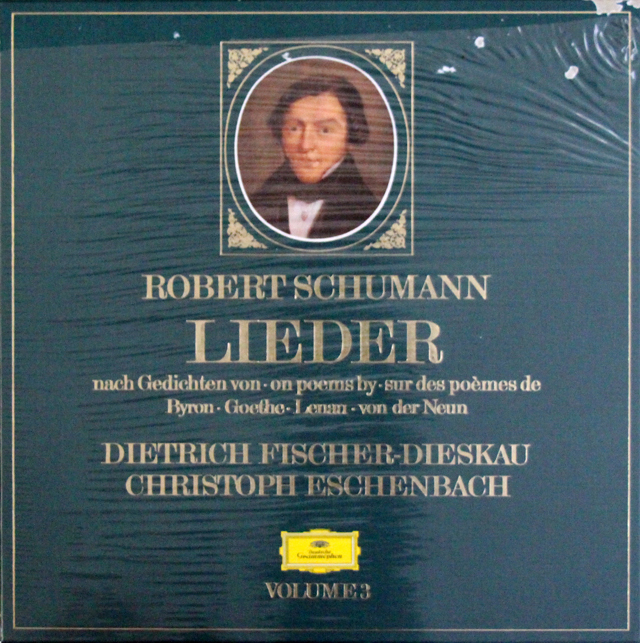【未開封】　フィッシャー=ディースカウのシューマン/歌曲集　第3巻　独DGG　3640　LP レコード