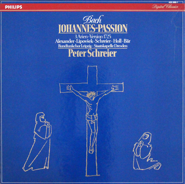 LP レコード シュライアーのバッハ/ヨハネ受難曲 蘭PHILIPS 3640
