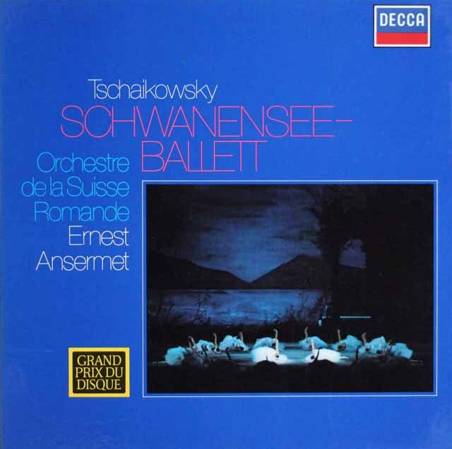 アンセルメのチャイコフスキー/「白鳥の湖」全曲　独DECCA　3689　LP レコード