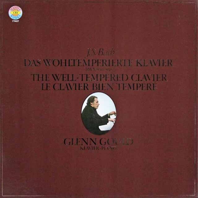 グールドのバッハ/平均律クラヴィーア曲集第1、2巻　独CBS　3689　LP レコード