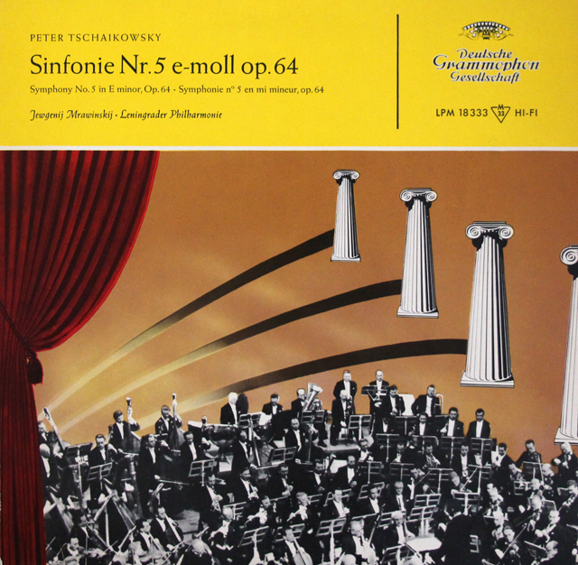 ムラヴィンスキーのチャイコフスキー/交響曲第5番　独DGG　3701　LP レコード
