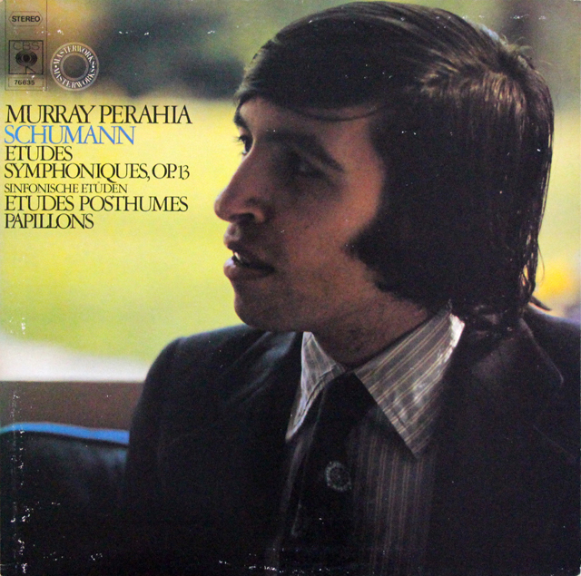 ペライアのシューマン/交響的練習曲ほか　独CBS　3701　LP レコード