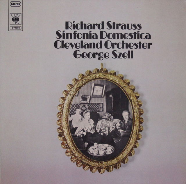 セルのR.シュトラウス/家庭交響曲　独CBS　3701　LP レコード
