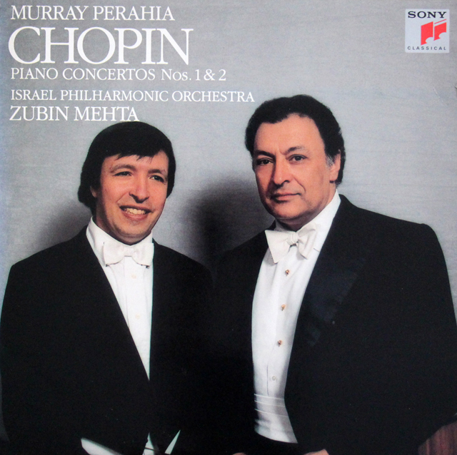 ペライア＆メータのショパン/ピアノ協奏曲 第1、2番　独SONY CLASSICAL　3702　LP レコード