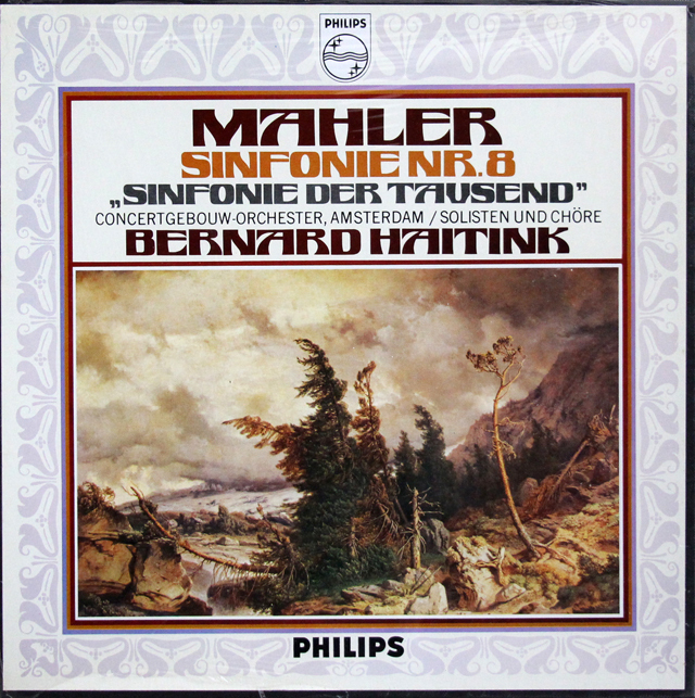 【未開封】　ハイティンクのマーラー/交響曲第8番「千人の交響曲」   蘭PHILIPS　3702　LP レコード