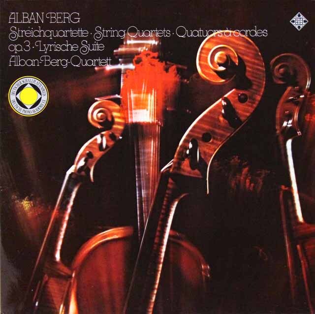 アルバン・ベルク四重奏団のベルク/弦楽四重奏曲、抒情組曲　独TELEFUNKEN　3703　LP レコード