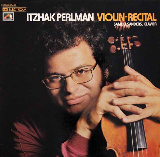 パールマンの「ヴァイオリンリサイタル」　独EMI　3703　LP レコード