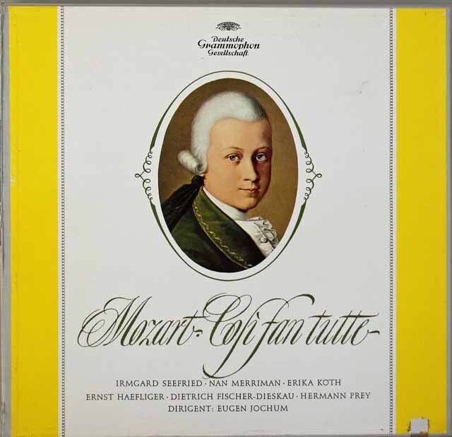 【独最初期盤】　ヨッフムのモーツァルト/「コジ・ファン・トゥッテ」全曲　独DGG　3703　LP レコード