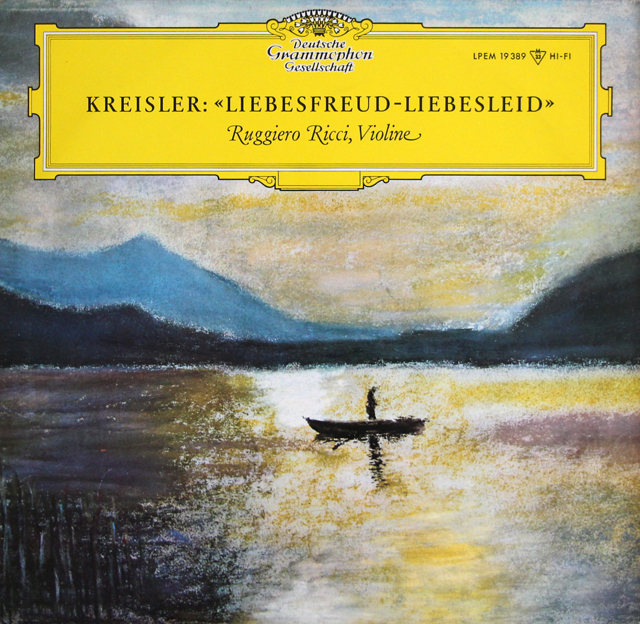 【モノラル】リッチ&スミスのクライスラー/ヴァイオリン作品集 　独DGG　3704　LP レコード