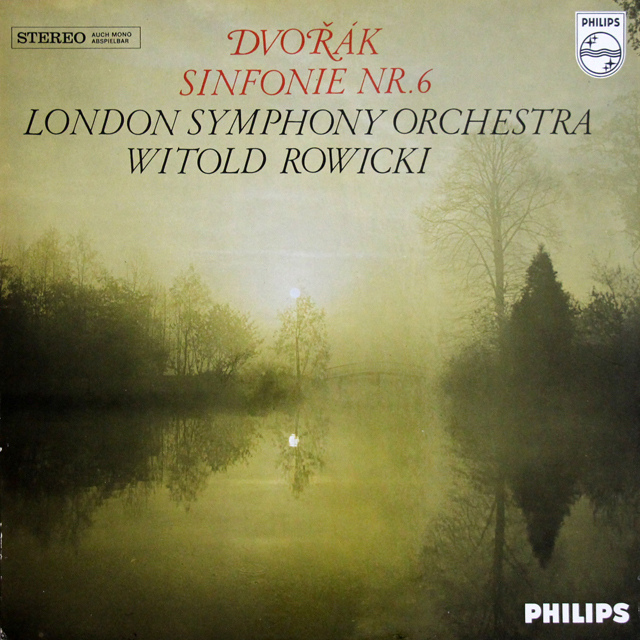ロヴィツキのドヴォルザーク/交響曲第6番　蘭PHILIPS  3704　LP レコード