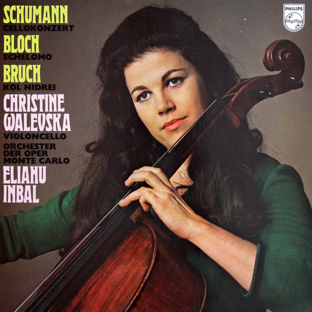 ワレフスカ&インバルのシューマン/チェロ協奏曲ほか 　蘭PHILIPS　3704　LP レコード