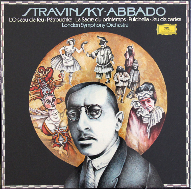 【未開封】　アバドのストラヴィンスキー/バレエ音楽集　独DGG　3704　LP レコード