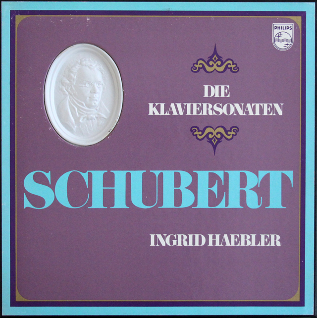 ヘブラーのシューベルト/ピアノ・ソナタ全集　蘭PHILIPS　3704　LP レコード