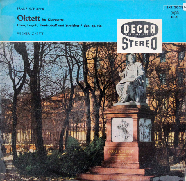【ドイツ最初期盤】ウィーンオクテットのシューベルト/八重奏曲　独DECCA　3705　LP レコード