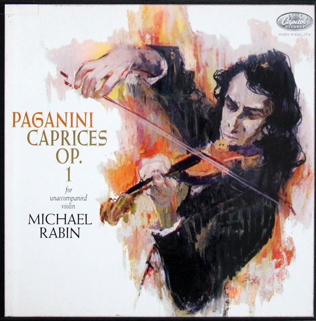レビンのパガニーニ/24のカプリス　米Capitol　3705　LP レコード