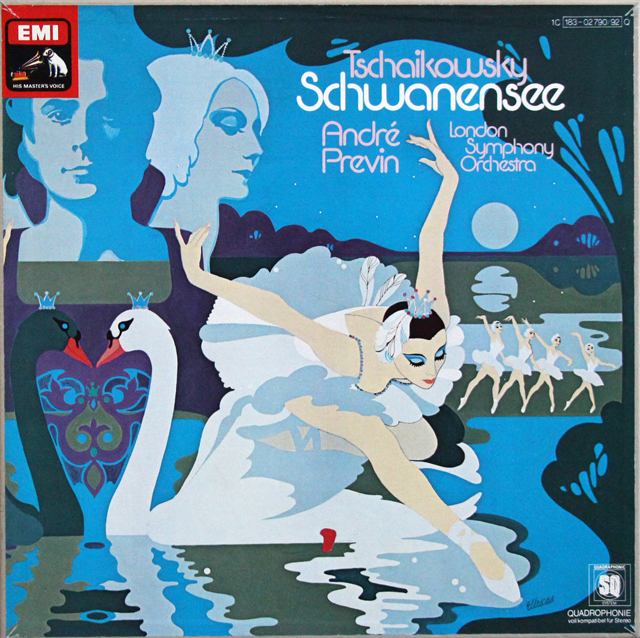 プレヴィンのチャイコフスキー/「白鳥の湖」全曲　独EMI　3705　LP レコード