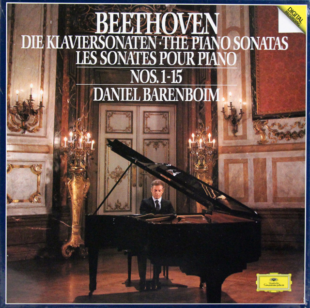 【未開封】　バレンボイムのベートーヴェン/ピアノソナタ第1番から第15番　独DGG　3705　LP レコード
