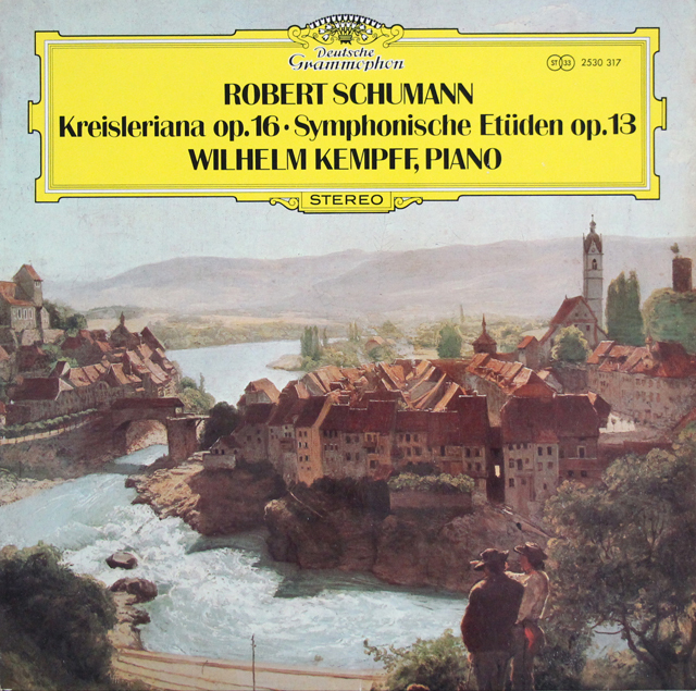 ケンプのシューマン/「クライスレリアーナ」、「交響的練習曲」　独DGG　3706　LP レコード