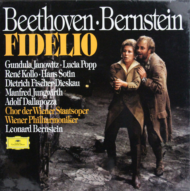 【未開封】　バーンスタインのベートーヴェン/歌劇「フィデリオ」全曲　独DGG　3706　LP レコード
