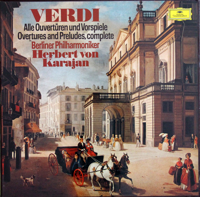 【未開封】　カラヤンのヴェルディ/序曲・前奏曲全集　独DGG　3706　LP レコード