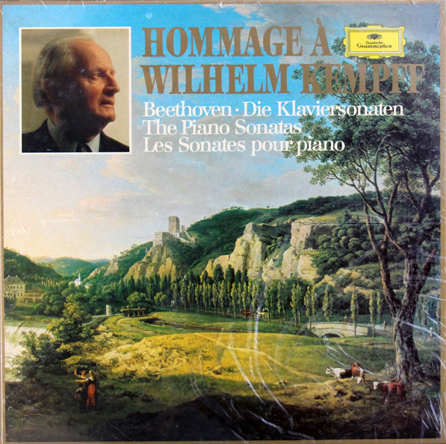 【未開封】　ケンプへのオマージュ　ケンプのベートーヴェン/ピアノソナタ全集　独DGG　3707　LP レコード