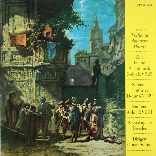 スウィトナーのモーツァルト/「アイネ・クライネ・ナハトムジーク」ほか　独ETERNA　3708　LP レコード