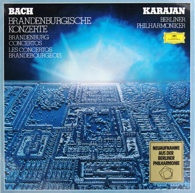 【未開封】　カラヤンのバッハ/ブランデンブルク協奏曲全集　独DGG　3708　LP レコード