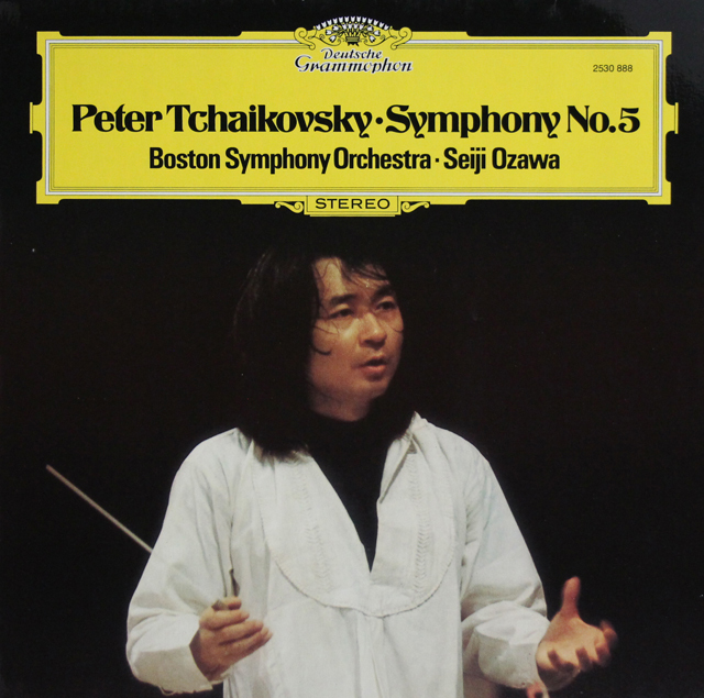 小澤のチャイコフスキー/交響曲第5番　独DGG　3709　LP レコード